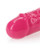 Shots Realrock 12" Double Dong Glow In The Dark - Neon Pink