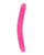 Shots Realrock 12" Double Dong Glow In The Dark - Neon Pink