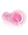 Shots Realrock Crystal Clear 7" Straight Dildo With Suction Cup - Pink