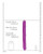 Shots Realrock 15" Double Dong Glow In The Dark - Neon Purple