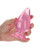 Shots Realrock Crystal Clear 4.5" Anal Plug - Pink