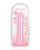 Shots Realrock Crystal Clear 8" Straight Dildo With Suction Cup - Pink