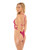 Skylar Soft Cup Eyelash Lace Teddy Festival Fuchsia 1X/2X