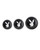 Playboy Pleasure Pleasure 3 Ways Butt Plugs - Silver