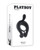 Playboy Pleasure Triple Play Cock Ring - Black