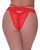 Ooh La Lace Peek-A-Boo Cheeky Panty Red Qn