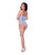 Ooh La Lace Bustier & Panty Periwinkle L/Xl