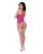 Berrylicious Lace Halter Basque & G-String Pink L/Xl