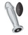 Ass-Sation Remote Vibrating Metal Anal Ecstasy - Silver