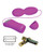 Pretty Love Vega Rotating Head Mini Wand - Fuchsia