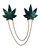 Pastease Chains Disco Weed Leaf - Green O/S