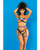 Pride One Shoulder Top, Garter Belt & Panty Black Prints L/xl