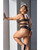 Lace & Mesh Two In One Babydoll Black 3X/4X