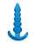 Blue Line C & B 4.5" Beaded Plug - Jelly Blue Medium