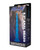 Blue Line C & B 8.5" Anal Beads With Suction Base - Jelly Blue
