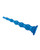 Blue Line C & B 8.5" Anal Beads With Suction Base - Jelly Blue