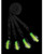 Shots Ouch Bed Bindings Restraint Kit - Glow In The Dark