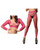 Beverly Hills Naughty Girl Crotchless All Over Mesh Leggings Pink O/S