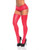 Wet Look Thigh Highs Red O/S