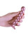 Shots Ouch 5" Beaded G-Spot Dildo - Rose Gold