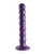 Shots Ouch 6.5" Beaded G-Spot Dildo - Metallic Purple