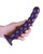 Shots Ouch 8" Beaded G-Spot Dildo - Metallic Purple