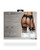 Shots Ouch Vibrating Strap On Thong With Adjustable Garters - Black M/L