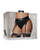 Shots Ouch Vibrating Strap On Thong With Adjustable Garters - Black Xl/Xxl
