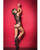 Wet Look Bodysuit With Removable Harness Black Md