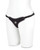 Lux Fetish Velvet Bikini Strap On - Black