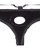 Lux Fetish Velvet Bikini Strap On - Black