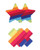 Pretty Pasties Pride Cross & Star Rainbow - 2 Pair