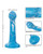 Twisted Love Twisted Bulb Tip Probe - Blue