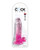King Cock Clear 7" Cock With Balls - Pink