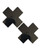 Neva Nude Dom Queen Status Wet Vinyl X Pasties - Black Qn