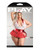 Play Pulse Check Collared Teddy With Open Back, Pleated Skirt, Medic Hat & Pasties Red/White 3X/4X
