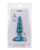 Doc Johnson A Play 5" Groovy Silicone Anal Plug - Ocean