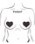 Pastease All Sparkle Heart - Black O/S