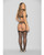 Flame Fetish Naughty Girl Lasercut Lattice Bra, Garterbelt, Choker & Thong Black Sm