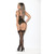 Flame Fetish Femme Fetale Lasercut Lattice Bustier With Choker & Thong Black Md