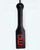Lust Pu Leather Mp Paddle - Black