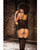 Mesh Babydoll With Underboob Detail & G-String Black S/M