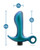 Blush Anal Adventures Matrix Teleportation Plug - Lunar Blue