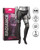 Radiance One Piece Garter Skirt With Thigh Highs - Black Plus Size
