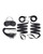 Lux Fetish 4 Pc Bondage Strap & Flogger Kit