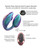 Love To Love Wonderlover Dual Stimulator - Iridescent Turquoise