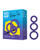 Romp Remix Trio Penis Ring Set Of 3 - Purple