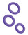 Romp Remix Trio Penis Ring Set Of 3 - Purple