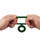 Shaft Double C-Ring - Medium Green