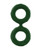 Shaft Double C-Ring - Large Green